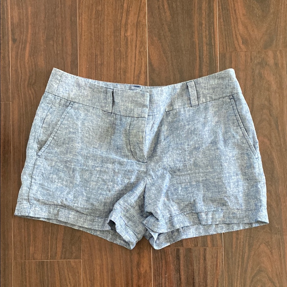 Loft Women's Blue Linen Shorts